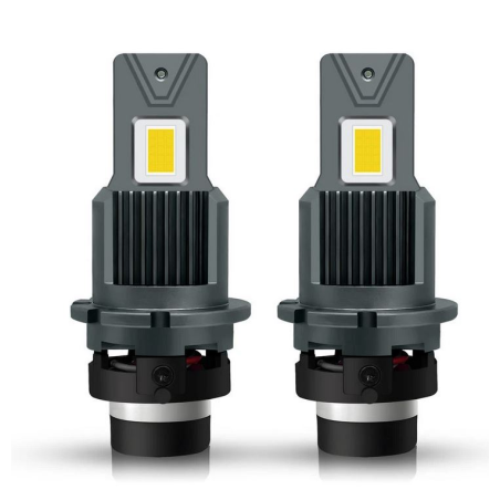 Set 2 becuri auto LED D2S 120W 20.000Lumeni CanBus Plug-and-Play fara eroare + CADOU