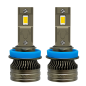 Set 2 becuri auto LED H8 110W reali 16.000Lumeni CanBus Plug-and-Play fara eroare + CADOU