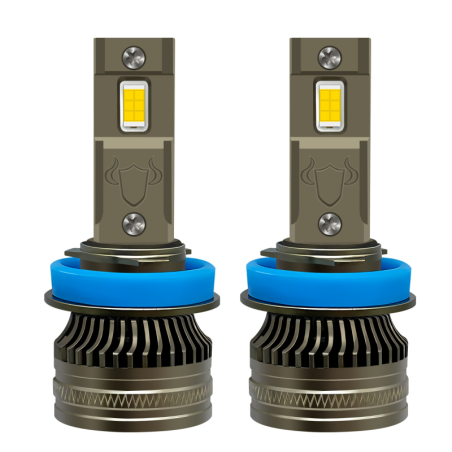 Set 2 becuri auto LED H9 110W reali 16.000Lumeni CanBus Plug-and-Play fara eroare + CADOU