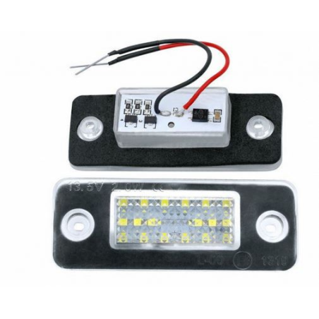 Lămpi LED pentru număr dedicate Audi A8 D3 (montaj cu 2 șuruburi)