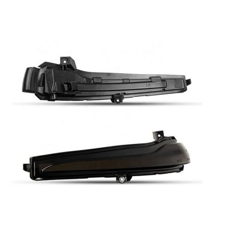 Semnalizare oglindă LED fumurie, funcție dinamică Mercedes-Benz C-Class W205, S-Class W222, W217, E-Class W213.