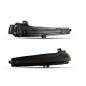Semnalizare oglindă LED fumurie, funcție dinamică Mercedes-Benz C-Class W205, S-Class W222, W217, E-Class W213.