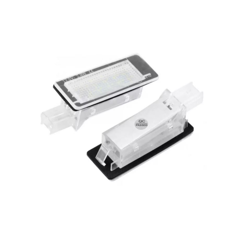 Lămpi LED pentru număr de înmatriculare compatibile cu Dacia Duster, Logan MCV III și Lodgy model 2.