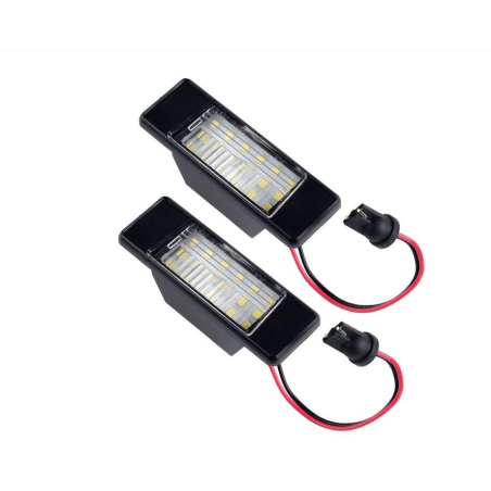 Lampi LED dedicate numar Nissan Qashqai, X-Trail, Juke, Primera