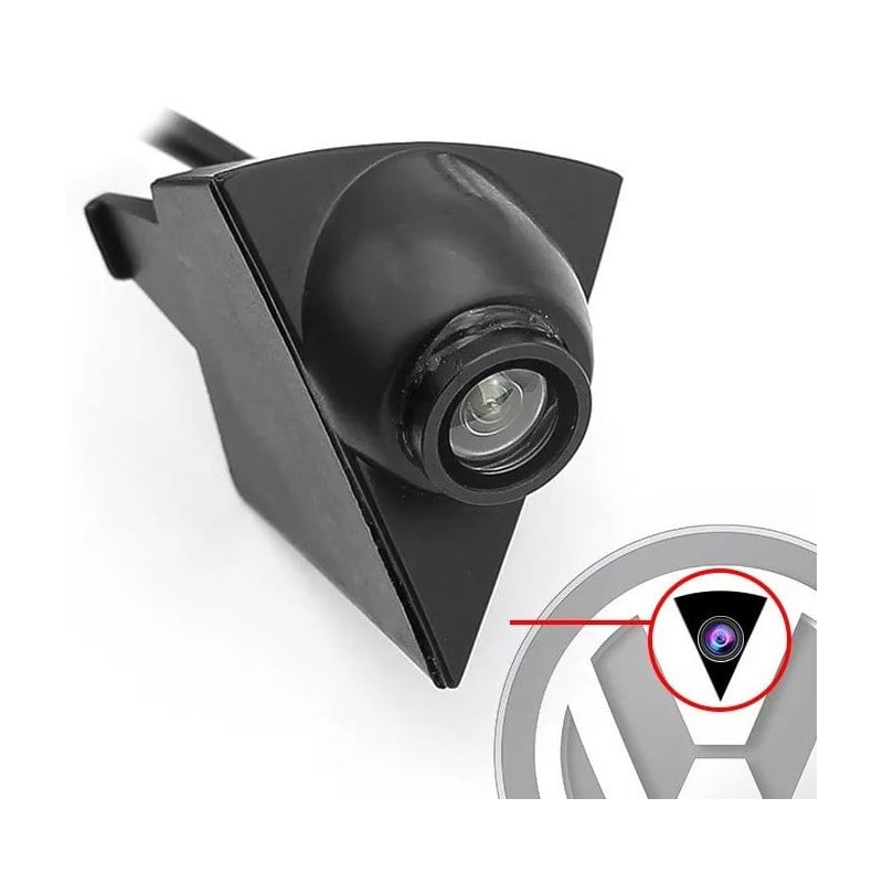 Camera frontala dedicata Volkswagen cu montaj in sigla - F108