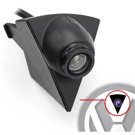 Camera frontala dedicata Volkswagen cu montaj in sigla - F108