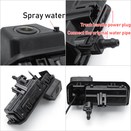 Camera marsarier HD, unghi 170 grade cu StarLight Night Vision pentru Porsche Cayenne (2018+) - FA8046