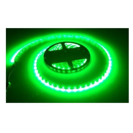 Banda led verde 60 smd/ml 3528, IP65, 12V, 4.8W/ml rezistenta la apa