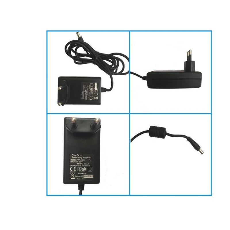 Sursa alimentare 12V, 1.5 A, 18W plastic banda led si camere CCTV