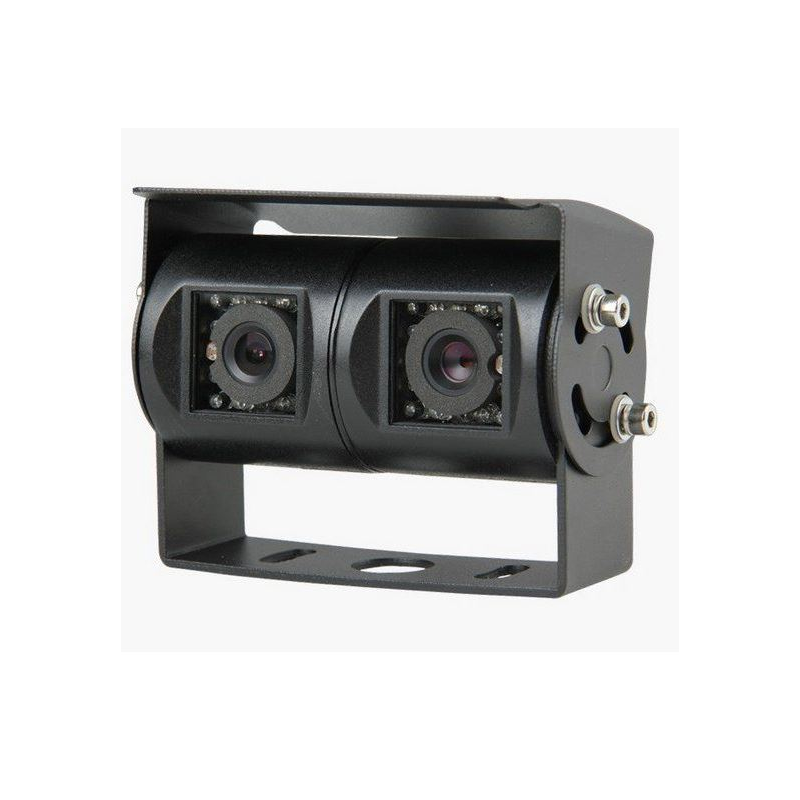 Camera marsarier dubla, reglabila 12V - 24V pentru Camioane, Autocare, Bus-uri - C508