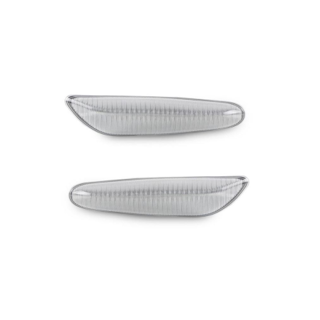 Semnalizare laterala cromata led BMW Seria 5 E60 / E61 - transparenta A34-B