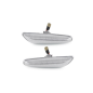 Semnalizare laterala cromata led BMW Seria 1 E81, E82, E87, E88 - transparenta A34-B