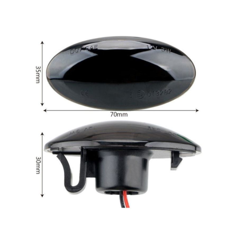 Semnalizare laterala fumurie Opel Agila / Fiat Sedici